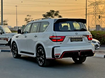 2023 Nissan Patrol Nismo 5.6-liter V8 Petrol Engine White Red SUV GCC Specs