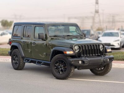 2023 JEEP WRANGLER SPORT 2.0 Litres V4 Turbo Petrol 4WD Green Brown SUV