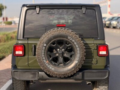 2023 JEEP WRANGLER SPORT 2.0 Litres V4 Turbo Petrol 4WD Green Brown SUV