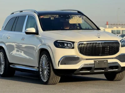 2023 Mercedes-Maybach GLS 600 4MATIC 4.0L twin-turbo V8 Petrol Engine White Brown SUV