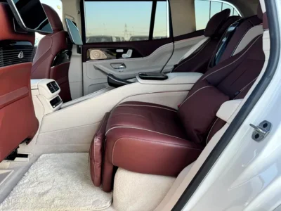 2023 Mercedes-Maybach GLS 600 4MATIC 4.0L twin-turbo V8 Petrol Engine White Brown SUV