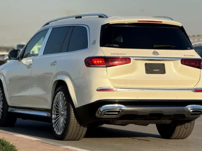 2023 Mercedes-Maybach GLS 600 4MATIC 4.0L twin-turbo V8 Petrol Engine White Brown SUV