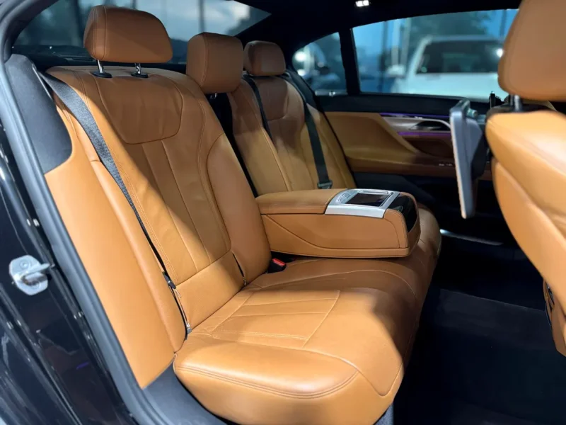 2022 BMW 7-Series 730Li 2.0 Litres 4-cylinder Turbo Petrol Engine Black Tan Sedan