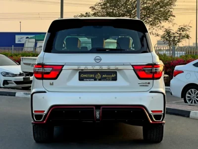 2023 Nissan Patrol Nismo 5.6-liter V8 Petrol Engine White Red SUV GCC Specs