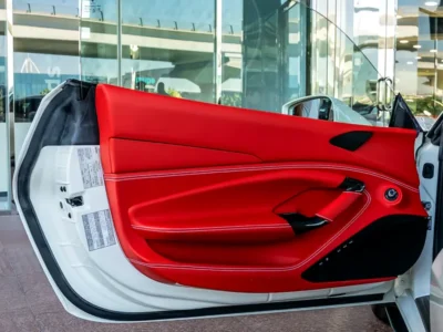 2021 Ferrari F8 Tributo 3.9L Twin-Turbocharged Petrol White Red Sports Car