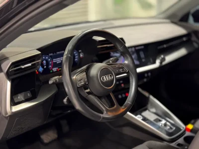 2023 Audi A3 35 TFSI 1.5L 4 Cylinder Turbocharged Petrol Engine Black Grey Sedan