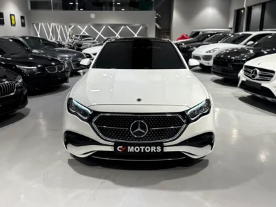 2026 Mercedes-Benz E200 2.0-liter Turbocharged 4 Cylinder Engine White Tan Sedan
