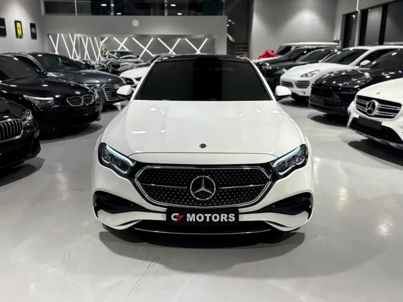 2026 Mercedes-Benz E200 2.0-liter Turbocharged 4 Cylinder Engine White Tan Sedan