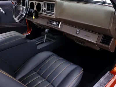1981 Chevrolet Camaro Z28 5.0L V8 Petrol Engine Orange Black Coupe BODY BY FISHER