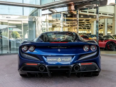 2021 Ferrari F8 Tributo 3.9L Twin-Turbocharged Petrol Blue Black Sports Car