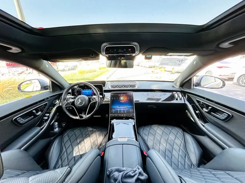 2022 Mercedes-Benz S-Class S 400 4MATIC 3.0L 6 Cylinder Diesel Engine Grey Black Sedan