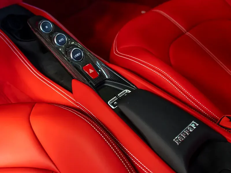 2021 Ferrari F8 Tributo 3.9L Twin-Turbocharged Petrol White Red Sports Car