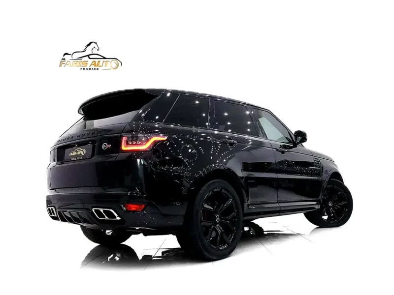 2019 Land Rover Range Rover Sport SVR 5.0L Supercharged V8 Engine Black Red SUV