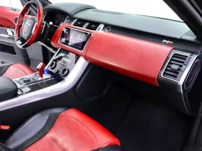 2019 Land Rover Range Rover Sport SVR 5.0L Supercharged V8 Engine Black Red SUV