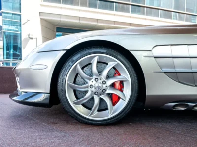 2009 McLaren SLR MERCEDES 5.4 Litres V8 Petrol Engine Silver Tan Sports Car
