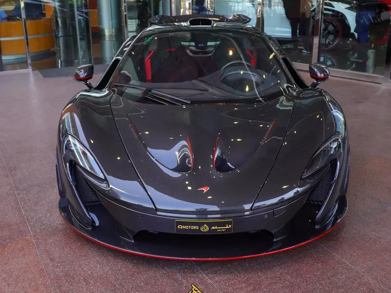 2015 McLaren P1 3.8-liter Twin-Turbocharged V8 Engine Grey Black Sports Car