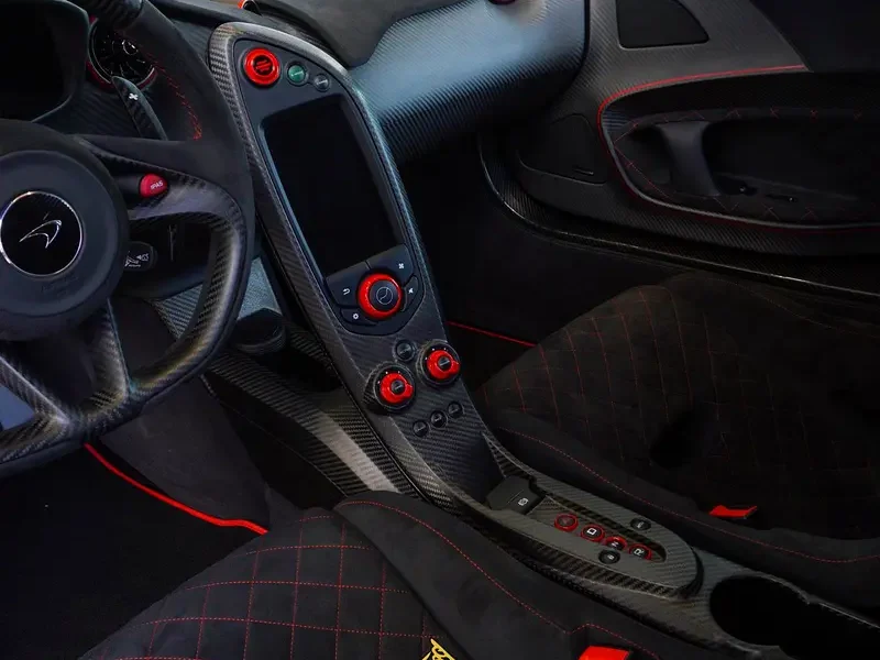 2015 McLaren P1 3.8-liter Twin-Turbocharged V8 Engine Grey Black Sports Car