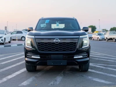 2026 Nissan Patrol LE Platinum 3.5 liters V6 Twin-Turbocharged Engine Black Red SUV