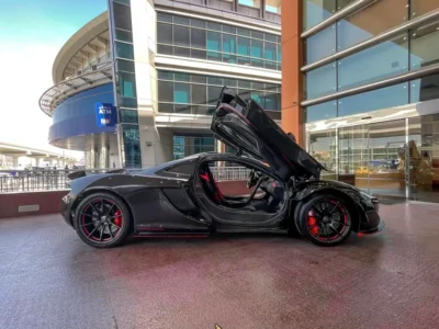2015 McLaren P1 3.8-liter Twin-Turbocharged V8 Engine Grey Black Sports Car