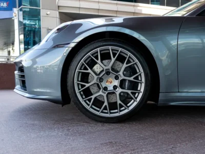 2025 Porsche 911 Carrera 3.0L twin-turbocharged flat-six Engine Grey White Coupe
