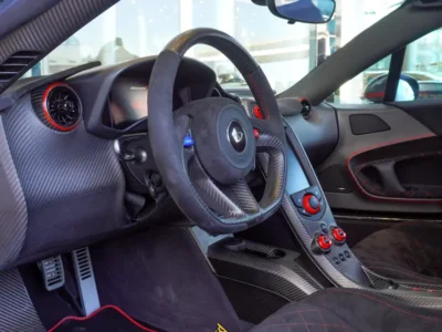 2015 McLaren P1 3.8-liter Twin-Turbocharged V8 Engine Grey Black Sports Car