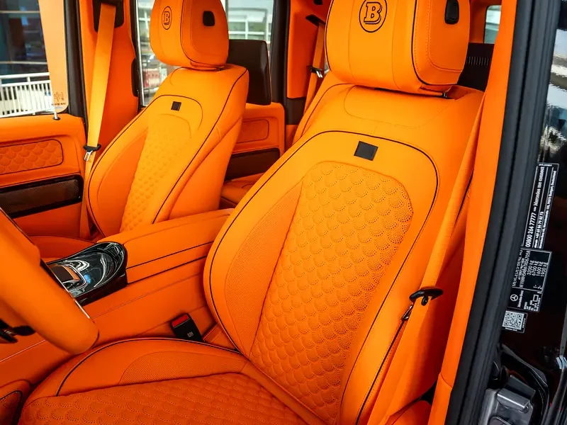 2026 Mercedes-Benz G-Class Brabus 4.0-liter V8 Bi-Turbo Engine Black Orange SUV