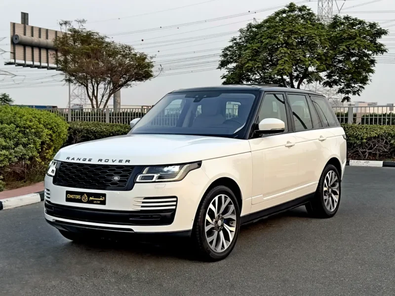 2018 Land Rover Range Rover HSE 3.0-liter V6 Supercharged Petrol White Beige SUV
