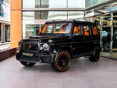 2026 Mercedes-Benz G-Class Brabus 4.0-liter V8 Bi-Turbo Engine Black Orange SUV