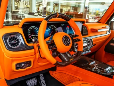 2026 Mercedes-Benz G-Class Brabus 4.0-liter V8 Bi-Turbo Engine Black Orange SUV