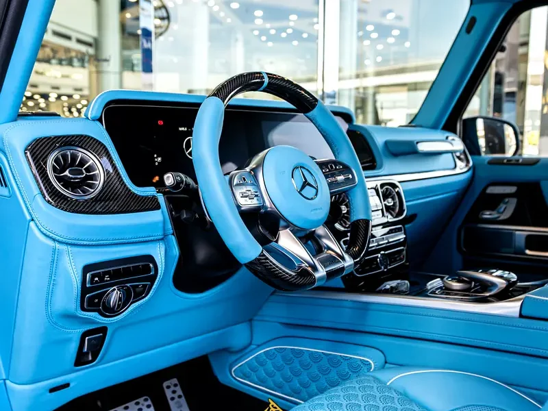2022 Mercedes-Benz G-Class Brabus 4.0-liter V8 Bi-Turbo Engine Black Blue SUV