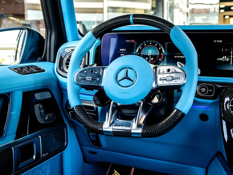 2022 Mercedes-Benz G-Class Brabus 4.0-liter V8 Bi-Turbo Engine Black Blue SUV