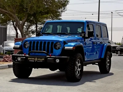 2023 Jeep Wrangler Rubicon 3.6 Litres V6 Petrol Engine Blue Black SUV GCC Specs