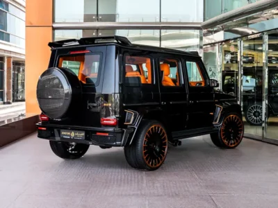 2026 Mercedes-Benz G-Class Brabus 4.0-liter V8 Bi-Turbo Engine Black Orange SUV