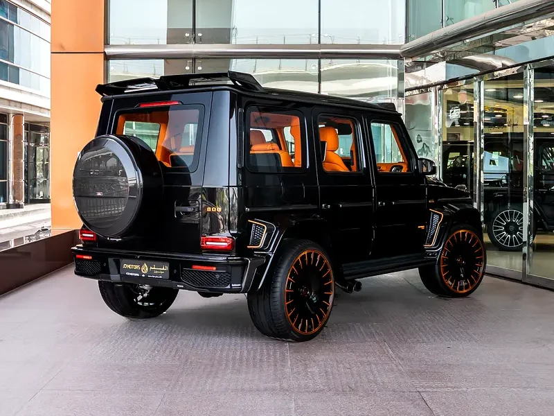 2026 Mercedes-Benz G-Class Brabus 4.0-liter V8 Bi-Turbo Engine Black Orange SUV