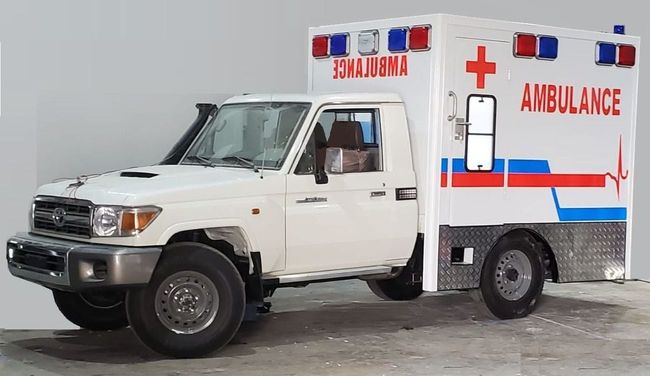 2026 Toyota Land Cruiser LC 79 Ambulance 4.0L V6 Petrol Engine White Grey Van GCC