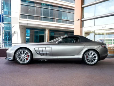 2009 McLaren SLR MERCEDES 5.4 Litres V8 Petrol Engine Silver Tan Sports Car