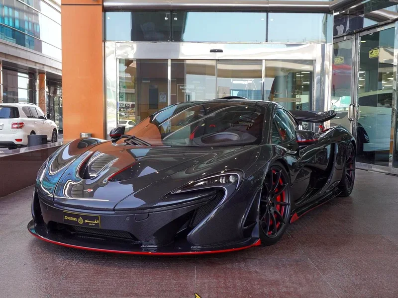 2015 McLaren P1 3.8-liter Twin-Turbocharged V8 Engine Grey Black Sports Car