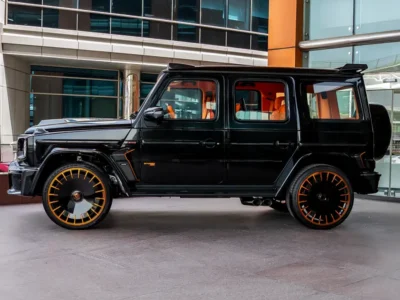 2026 Mercedes-Benz G-Class Brabus 4.0-liter V8 Bi-Turbo Engine Black Orange SUV