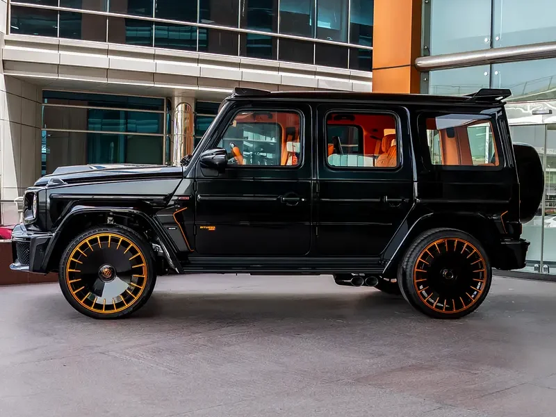 2026 Mercedes-Benz G-Class Brabus 4.0-liter V8 Bi-Turbo Engine Black Orange SUV