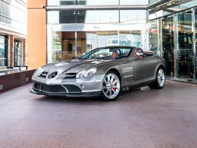 2009 McLaren SLR MERCEDES 5.4 Litres V8 Petrol Engine Silver Tan Sports Car