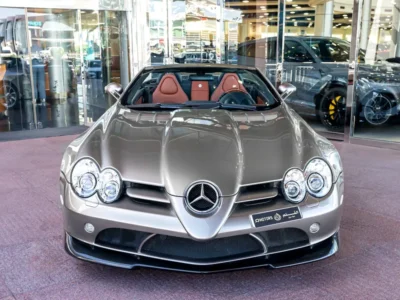 2009 McLaren SLR MERCEDES 5.4 Litres V8 Petrol Engine Silver Tan Sports Car
