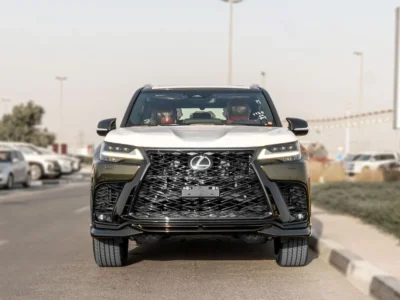 2026 Lexus LX600 F-Sport 3.5 Litres V6 Twin-Turbo Petrol Engine Green Red SUV GCC