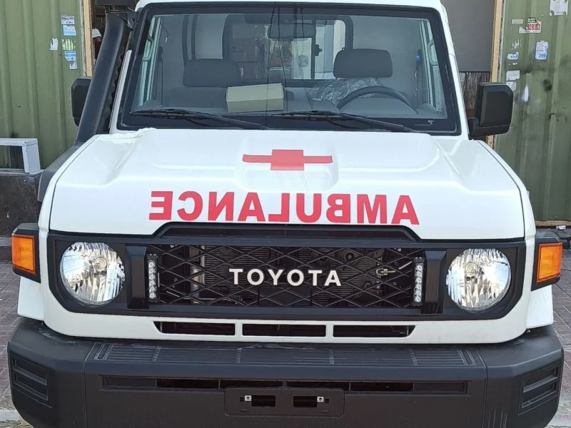 2026 Toyota Land Cruiser LC 70 Ambulance 4.2L V6 Turbo Diesel Engine White Grey SUV