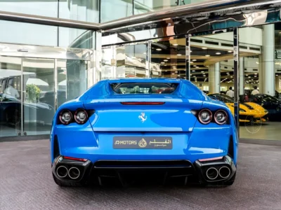 2022 Ferrari 812 GTS 6.5-liter V12 Petrol Engine Blue Tan Sports Car Automatic RWD