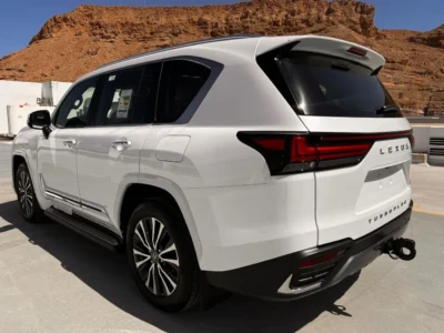 2026 Lexus LX600 Turbo Plus 3.5L V6 Twin-Turbocharged Petrol Engine White Tan SUV