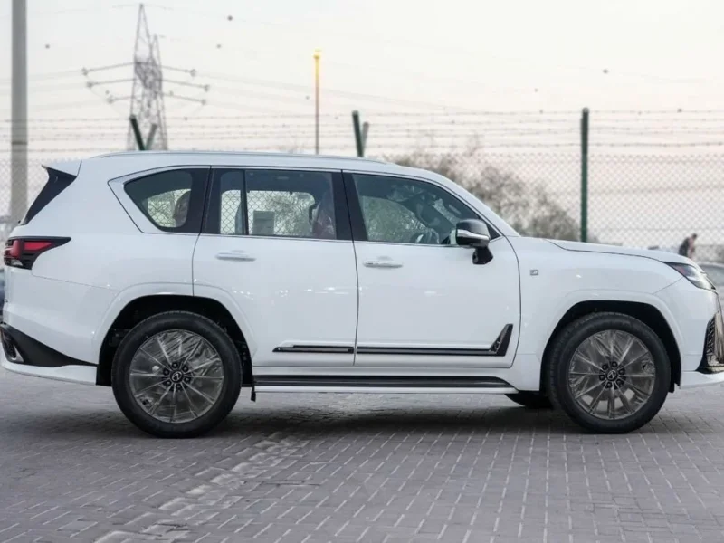 2026 Lexus LX600 F-Sport 3.5 Litres V6 Twin-Turbo Petrol Engine White Red SUV GCC