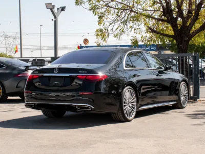 2021 Mercedes-Benz S-Class S 500 4Matic 6 Cylinders Engine Black Orange Sedan
