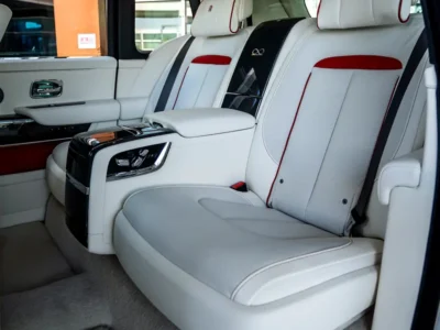 2025 Rolls-Royce Cullinan Black Badge 6.75-liter Twin-Turbocharged V12 Engine White SUV