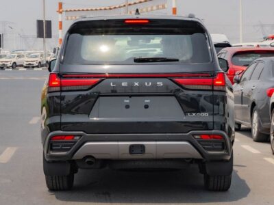 2026 Lexus LX600 VIP Black Edition 3.5L 6 Cylinders Petrol Engine Black Orange SUV GCC