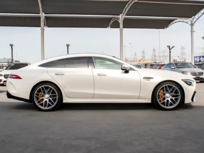2023 Mercedes-Benz AMG GT 63 S 4MATIC+ 8 Cylinder Petrol Engine White Blue Sedan